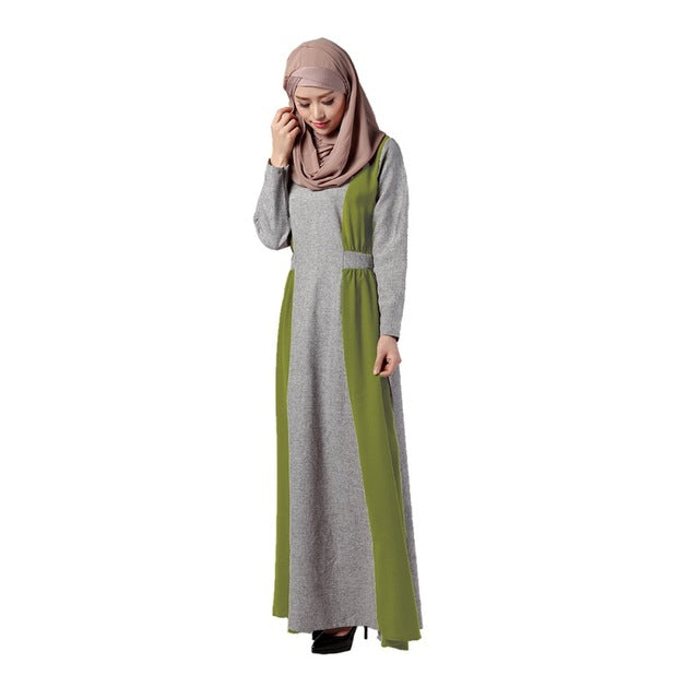 Muslim Islamic Women Prayer Dress Long Sleeve Abaya Dubai Turkish Clothing Vestidos