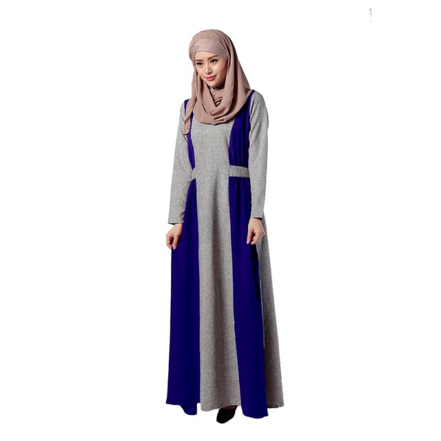 Muslim Islamic Women Prayer Dress Long Sleeve Abaya Dubai Turkish Clothing Vestidos