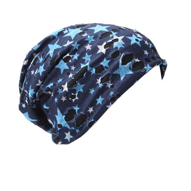 2017 New Arrival Winter Women India Hat Muslim Ruffle Cancer Chemo Hat Beanie Scarf Turban Head Wrap Holes Cap