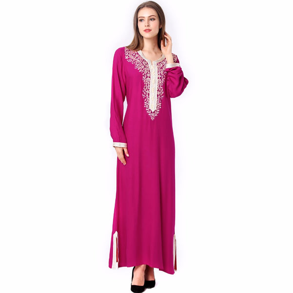 Muslim women Long sleeve hijab Dress