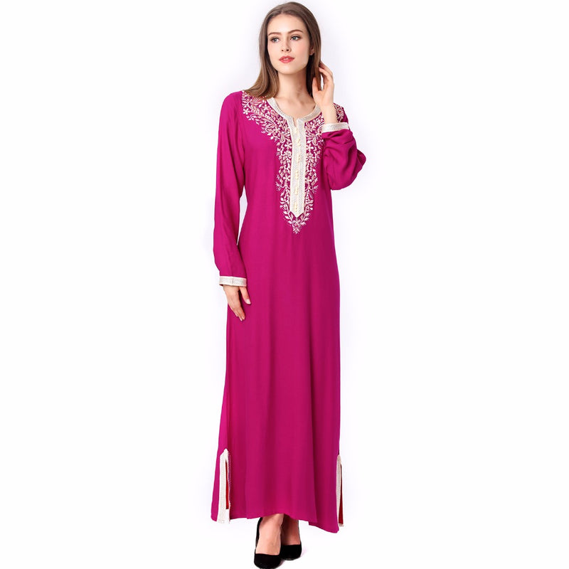 Muslim women Long sleeve hijab Dress