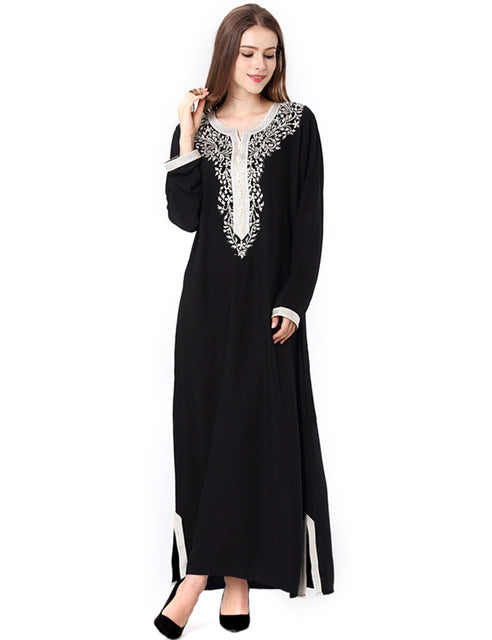 Muslim women Long sleeve hijab Dress