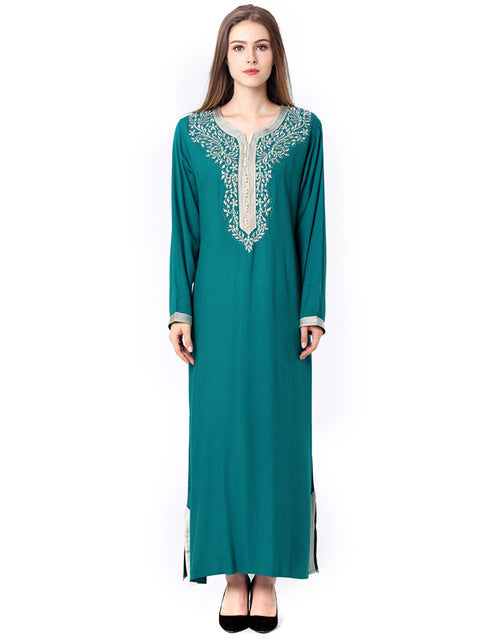 Muslim women Long sleeve hijab Dress