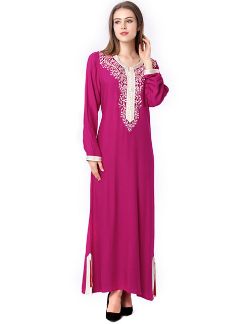 Muslim women Long sleeve hijab Dress